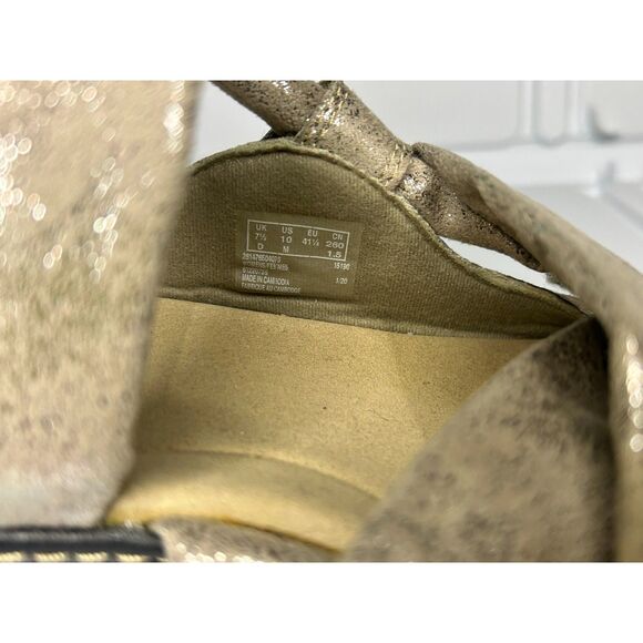 Clarks Women's Delana Jazz Sandal Pewter Metallic Synthetic - Size 10 Womern's - Picture 9 of 9